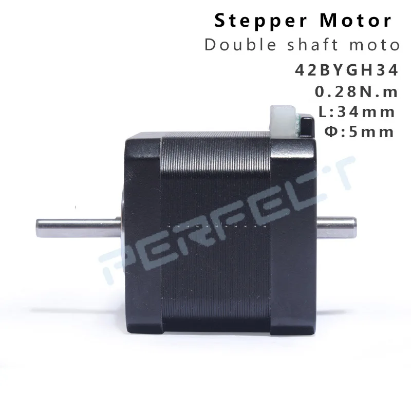 Closed Loop Stepper Motor Nema 17 - Double Shaft Motor 42BYGH34 Nema 17