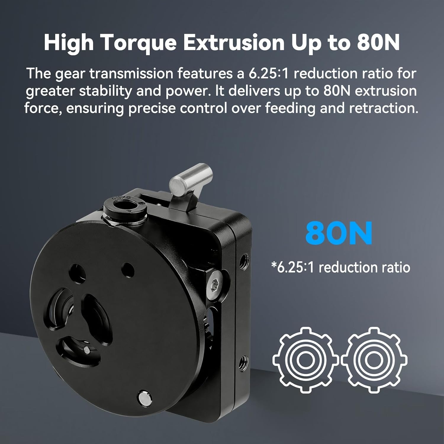 K1/K1 Max/K1C/SE Extruder, Upg - Direct Drive Dual Gear Extruder High Speed review and price
