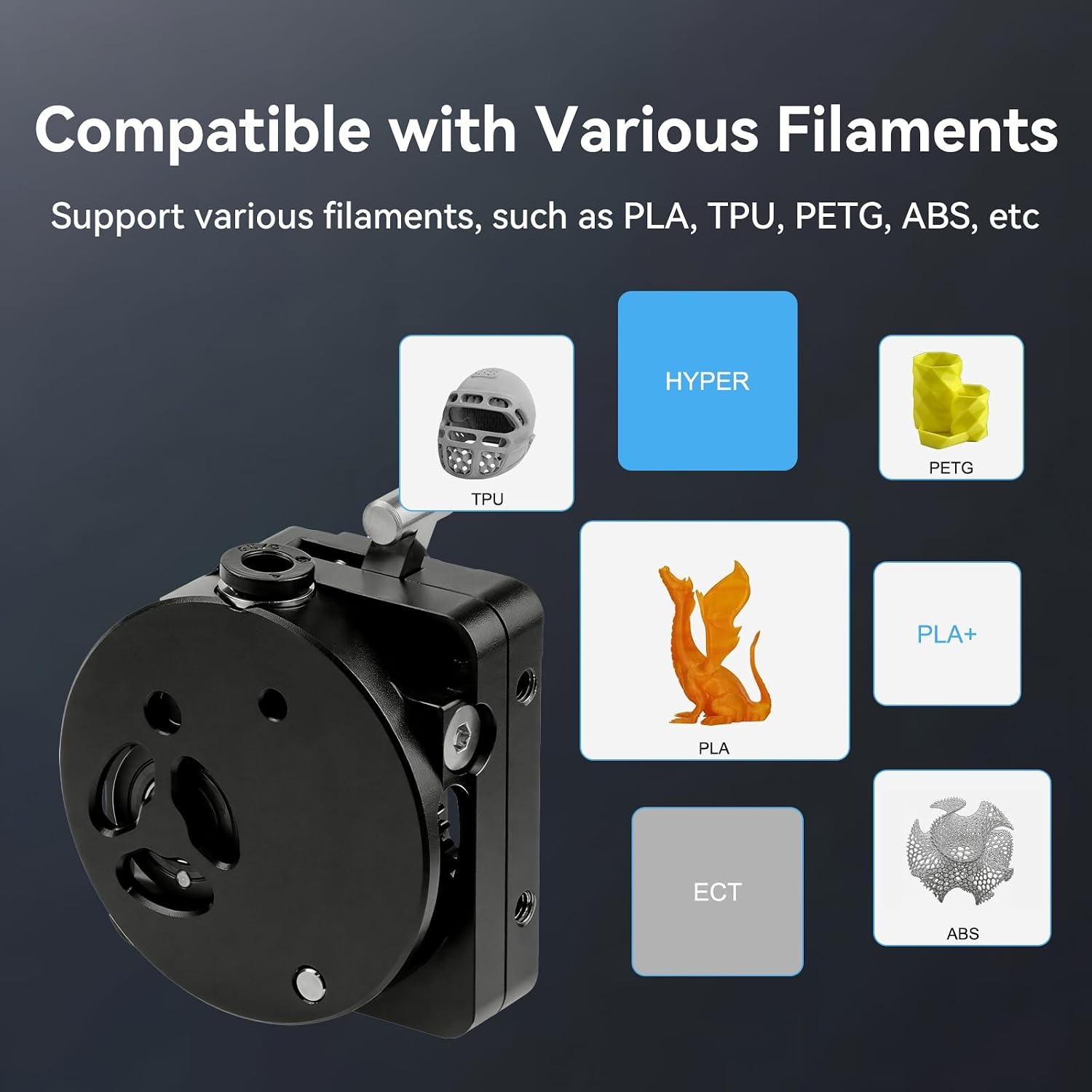 K1/K1 Max/K1C/SE Extruder, Upg - Direct Drive Dual Gear Extruder High Speed review and price
